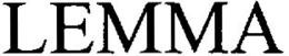 LEMMA trademark