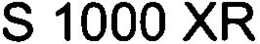 S 1000 XR trademark