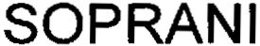 SOPRANI trademark