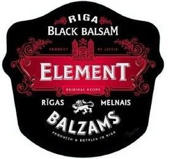 RIGA BLACK BALSAM ELEMENT RIGAS MELNAISBALZAMS trademark