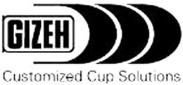 GIZEH CUSTOMIZED CUP SOLUTIONS trademark