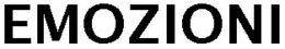 EMOZIONI trademark
