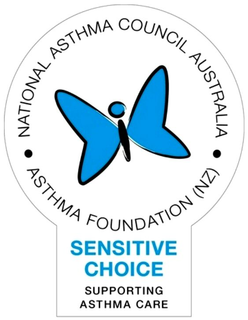 NATIONAL ASTHMA COUNCIL AUSTRALIA ASTHMA FOUNDATION (NZ) SENSITIVE CHOICE SUPPORTING ASTHMA CARE trademark
