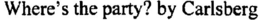 WHERE'S THE PARTY? BY CARLSBERG trademark