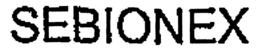 SEBIONEX trademark