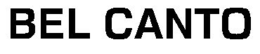 BEL CANTO trademark
