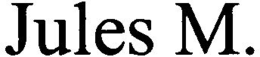 JULES M. trademark