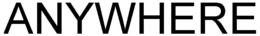 ANYWHERE trademark