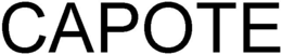 CAPOTE trademark
