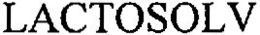 LACTOSOLV trademark