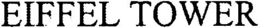 EIFFEL TOWER trademark