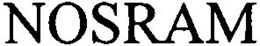 NOSRAM trademark