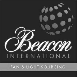 BEACON INTERNATIONAL FAN & LIGHT SOURCING trademark