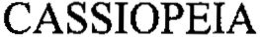 CASSIOPEIA trademark