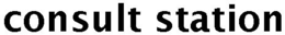 CONSULT STATION trademark
