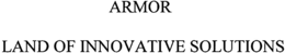 ARMOR LAND OF INNOVATIVE SOLUTIONS trademark