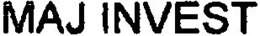 MAJ INVEST trademark