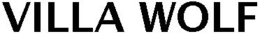 VILLA WOLF trademark