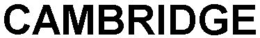 CAMBRIDGE trademark
