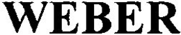 WEBER trademark