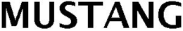 MUSTANG trademark