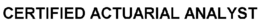 CERTIFIED ACTUARIAL ANALYST trademark