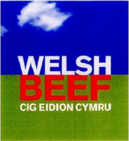 WELSH BEEF CIG EIDION CYMRU trademark