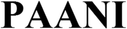 PAANI trademark