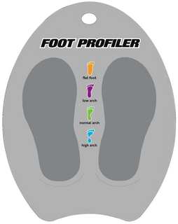 FOOT PROFILER FLAT FOOT LOW ARCH NORMAL ARCH HIGH ARCH trademark
