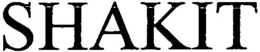 SHAKIT trademark