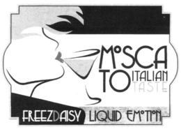 FREEZDAISY MOSCATO ITALIAN TASTE LIQUID EMOTION trademark
