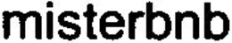 MISTERBNB trademark
