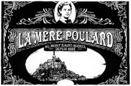 LA MÈRE POULARD AU MONT SAINT-MICHEL DEPUIS 1888 trademark