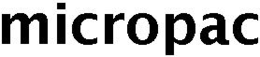 MICROPAC trademark