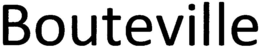 BOUTEVILLE trademark