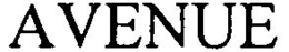 AVENUE trademark