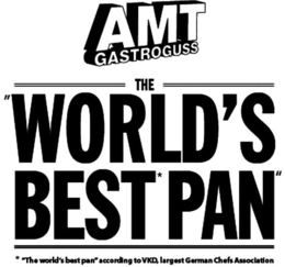 AMT GASTROGUSS THE "WORLD'S BEST PAN" "THE WORLD'S BEST PAN" ACCORDING TO VKD, LARGEST GERMAN CHEFS ASSOCIATION trademark