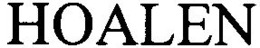HOALEN trademark