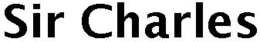 SIR CHARLES trademark
