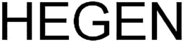 HEGEN trademark