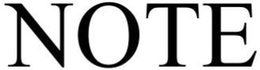 NOTE trademark