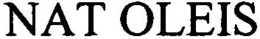NAT OLEIS trademark