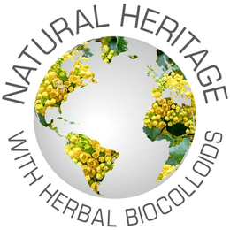 NATURAL HERITAGE WITH HERBAL BIOCOLLOIDS trademark