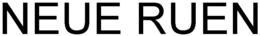 NEUE RUEN trademark