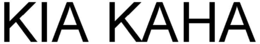 KIA KAHA trademark