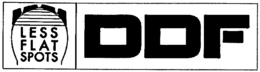 DDF LESS FLAT SPOTS trademark