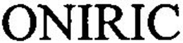 ONIRIC trademark