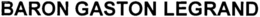 BARON GASTON LEGRAND trademark