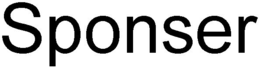 SPONSER trademark