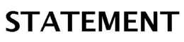 STATEMENT trademark
